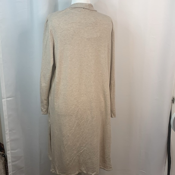 Magaschoni Heathered Oatmeal Modal Duster- NWT - Picture 12 of 17